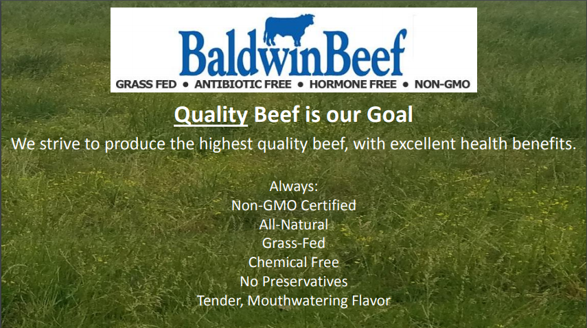 Quality beef is our goal!